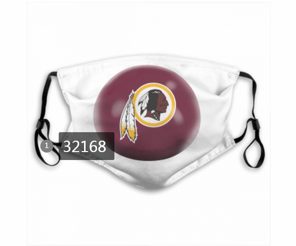 NFL 2020 Washington Redskins #1 Dust mask with filter